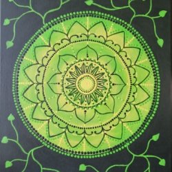 magorzata mzurkiewicz_ mandala_akryl _60 x50 cm